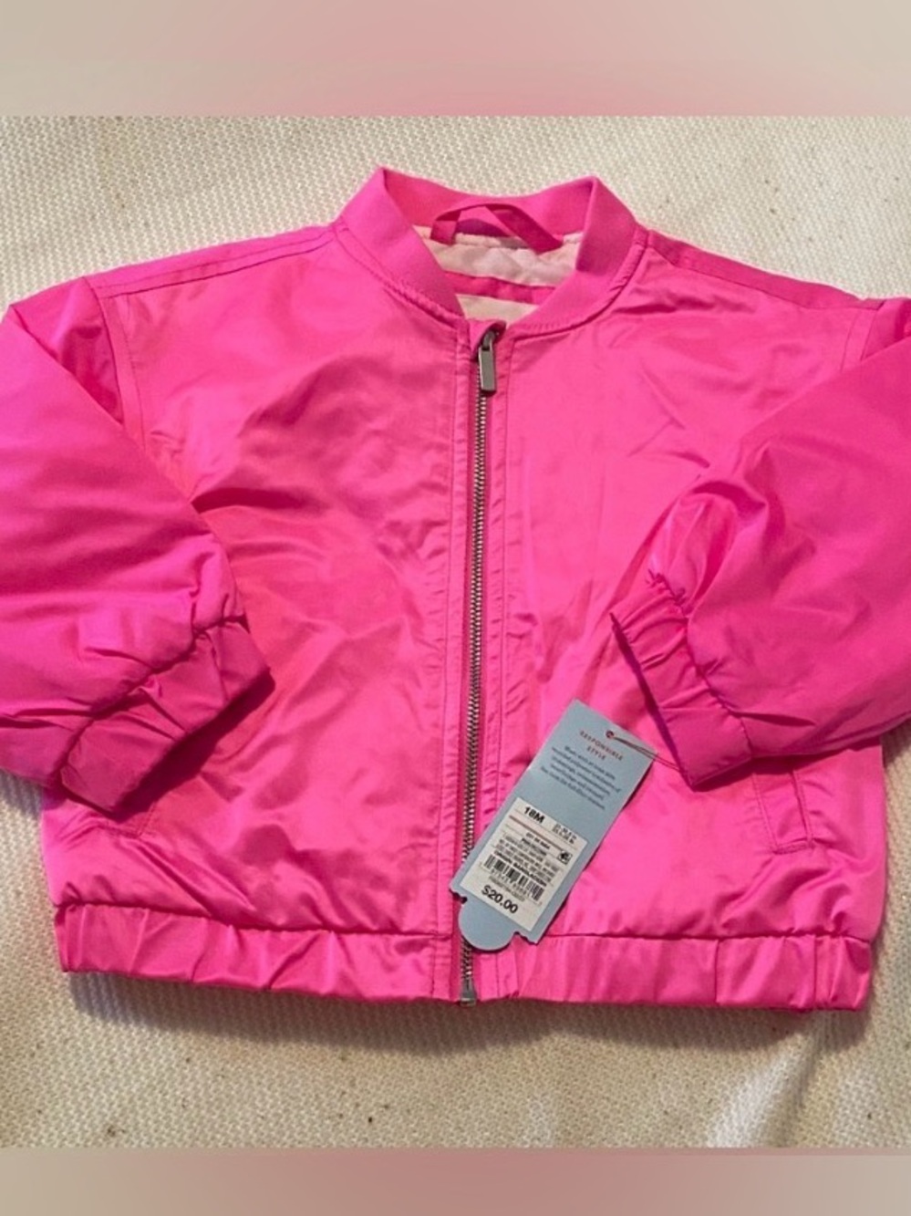 Target Cat & Jack pink bomber jacket